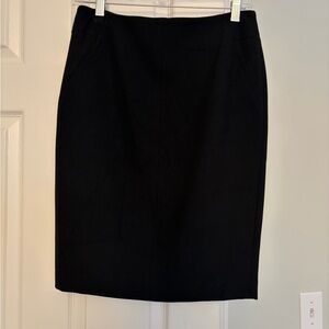 LOFT Elegant Black Pencil Skirt